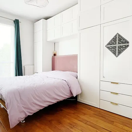 Parisien A 1 Minute Du Metro 6 Appartement Paris